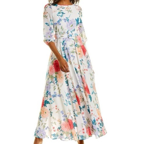 Yumi Kim Hudson white floral maxi dress size 12 - Picture 1 of 14